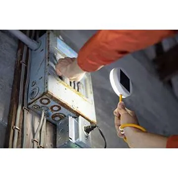 MPOWERD Luci Core: Solar Utility Task Light | Adjustable Silicon Arm, 40 Lumens, Lasts 12 Hours, Work, Emergency, Outdoor Light, No Batteries Needed, USB for Quick-Charging, Waterproof, White, yellow