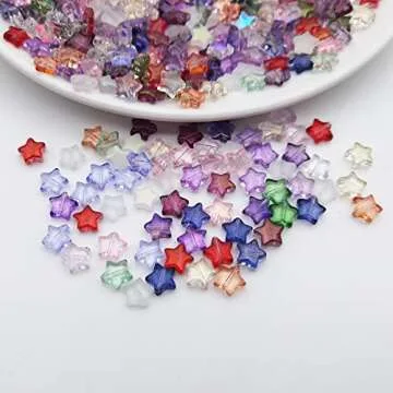 INSPIRELLE Crystal Glass Beads for Jewelry Making 100pcs