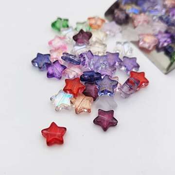 INSPIRELLE Crystal Glass Beads for Jewelry Making 100pcs