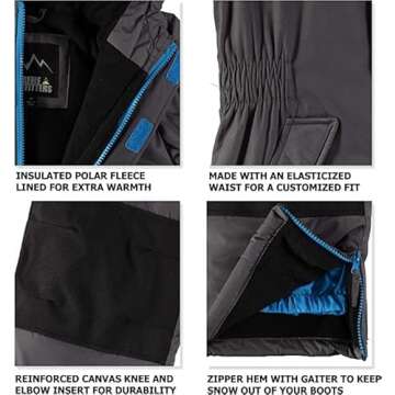 Pink Platinum Girls' Snowmobile Snowsuit (2T, Pink)