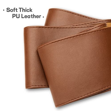 macoking Women's Faux Leather Wide Cinch Belt