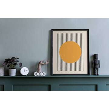 W.O.W.A - Modern Geometric Abstract Wall Art for Living Room Decor(11"x14", UNFRAMED)