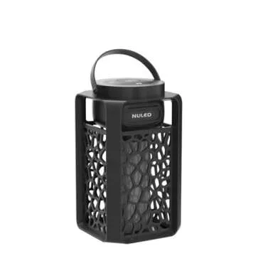 Nunet 2Pack LED Flame Speakers Waterproof Outdoor Sound