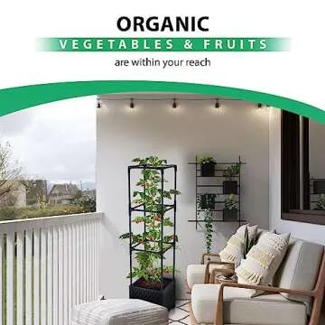 Raised Tomato Planter Trellis for Effortless Gardening