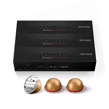 Nespresso Vertuo Melozio Decaffeinato: Smooth Medium Roast Coffee Pods