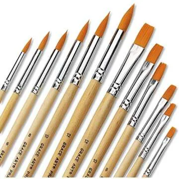Grace Art Water Color Brush Set WS12 by Grace Art
