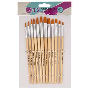 Grace Art Water Color Brush Set WS12 by Grace Art