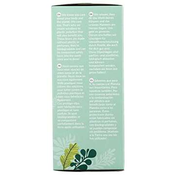 Natracare Natural Organic Curved Panty Liners, with Certified Organic Cotton, Ecologically Certified Cellulose Pulp and Plant Starch (1 Pack, 30 Liners Total)