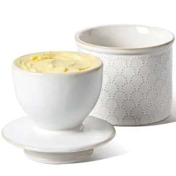 LE TAUCI Butter Crock for Fresh Spreadable Butter