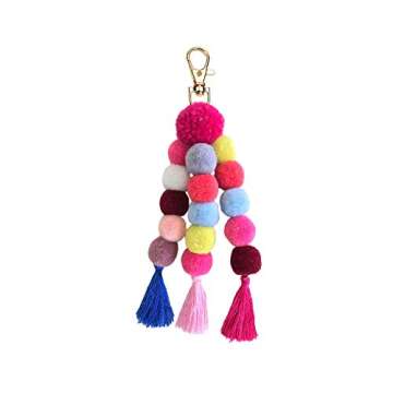 Pom Pom Tassel Bag Charm