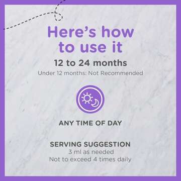 Zarbee's Baby Honey Cough Syrup + Immune for Babies 12-24 Months