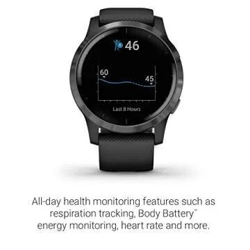 Garmin vivoactive 4 GPS Smart Watch with Music & Health Tracking