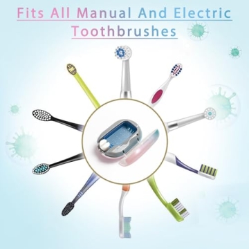 TAISHAN UV Sanitizer Toothbrush Case for Home and Travel