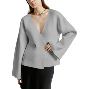Saodimallsu Women’s V Neck Cardigans for Fall Styling