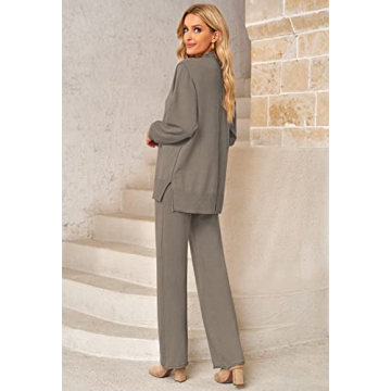 Viottiset Women's 2 Piece Sweater Set for Chic Comfort