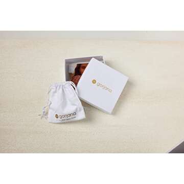 gorjana Women's Rose Huggies, 18k Gold Plated, Minimalist Flat Cuff Huggie Hoop Earrings