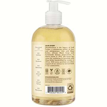 Shea Moisture Raw Shea Chamomile & Argan Oil Baby Wash & Shampoo, Gentle Cleansing, Frankincense & Myrrh, Calming & Comforting for Baby’s Soft Skin (Pack of 2 -13 Fl Oz Ea)