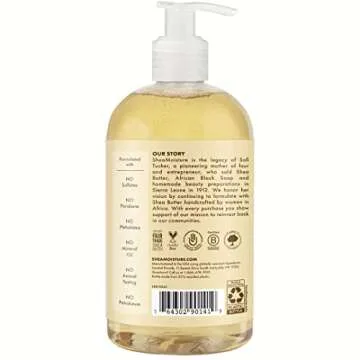 Shea Moisture Raw Shea Chamomile & Argan Oil Baby Wash & Shampoo, Gentle Cleansing, Frankincense & Myrrh, Calming & Comforting for Baby’s Soft Skin (Pack of 2 -13 Fl Oz Ea)