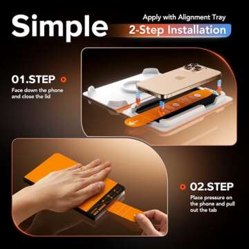 SuydanBox Privacy Screen Protector for iPhone 16 Pro Max