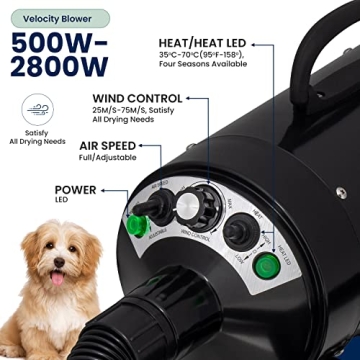 My Pet Command Dog Dryer Blower Ultra Quiet Professional Grooming
