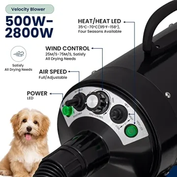 My Pet Command Dog Dryer Blower Ultra Quiet Professional Grooming