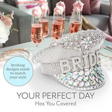 Your Perfect Day Bride Hat - Dazzling Novelty for Brides