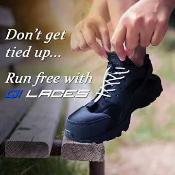 Qi Laces Elastic No Tie Shoelaces for Kids & Adults