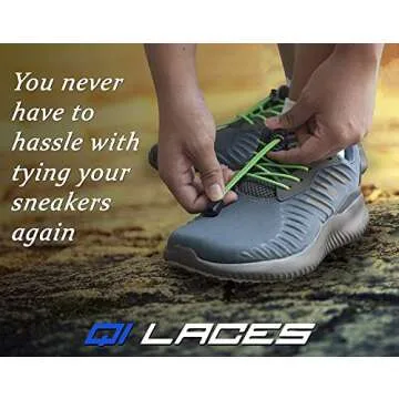 Qi Laces Elastic No Tie Shoelaces for Kids & Adults