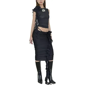 Trendy 3D Floral Tassels Tank Top for Women 2023