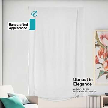 Stylish CHICOLOGY Tulip Roman Shades - Versatile Window Treatments