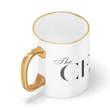 TWISTED ENVY Ceramic Mug for Coffee and Tea - The CEO Prints Novelty Cup - Funny Gifts for Home and ...
