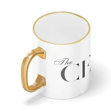 TWISTED ENVY Ceramic Mug for Coffee and Tea - The CEO Prints Novelty Cup - Funny Gifts for Home and ...