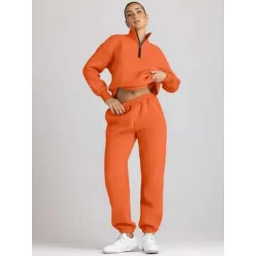 AUTOMET Cozy Women's Sweatsuits for Fall Fashion