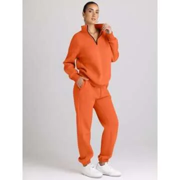 AUTOMET Cozy Women's Sweatsuits for Fall Fashion
