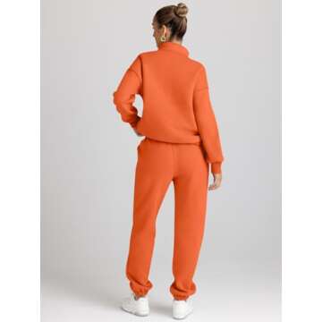 AUTOMET Cozy Women's Sweatsuits for Fall Fashion