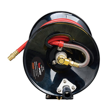 ReelWorks Retractable Air Hose Reel 3/8" x 100' Heavy Duty