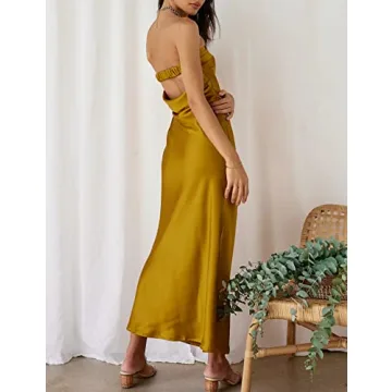 Elegant Strapless Maxi Dress for Weddings and Events