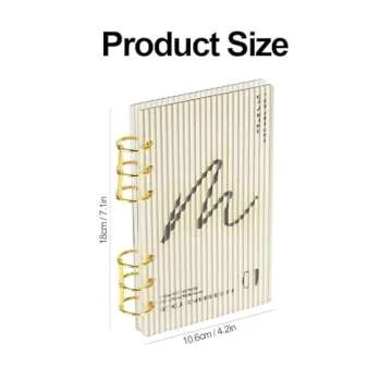 Stylish Buqoo A6 6 Ring Binder for Organizing Notes