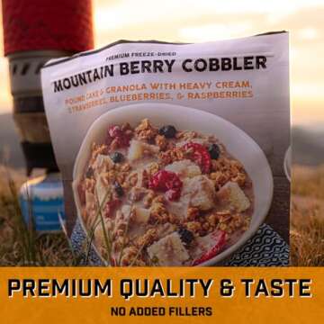 Peak Refuel Mountain Berry Cobbler - Delicious Outdoor Dessert