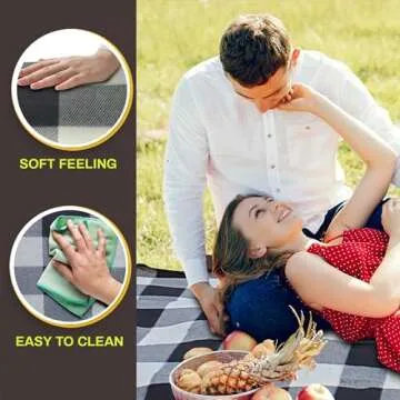 Stylish Waterproof Outdoor Blanket for Families and Couples