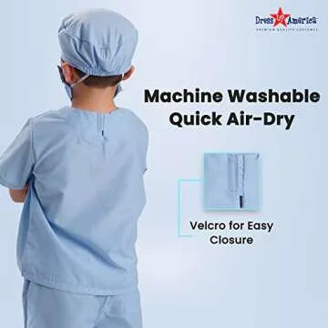 Dress Up America Doctor Scrubs For Kids - Doctor And Nurse Costume For Children