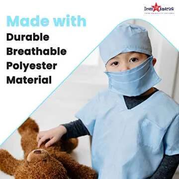 Dress Up America Doctor Scrubs For Kids - Doctor And Nurse Costume For Children