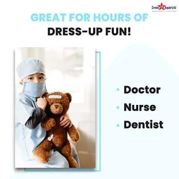 Dress Up America Doctor Scrubs For Kids - Doctor And Nurse Costume For Children