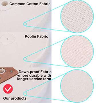 SCOTTCHEN 8 Inch Buffing Polishing Wheel - Extra Thick Cotton