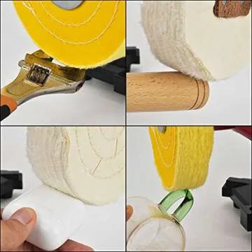 SCOTTCHEN 8 Inch Buffing Polishing Wheel - Extra Thick Cotton