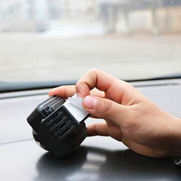 IMFUN Adjustable Navigation Dashboard Car Compass Cycling Hiking Direction Pointing Guide Ball Shaped Compass for Outdoor Car Boat Truck