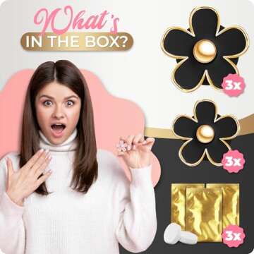 6 Pieces Daisy Car Decoration Flower Air Vent Clip Air Conditioning Outlet Clip Car Air Freshener Clip Car Interior Decor Charm Colorful Car Interior Accessories for Girls Women