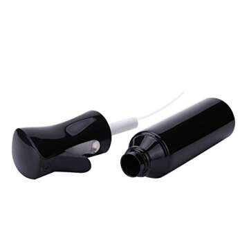 LandFox 300ML Hairdressing Spray Bottle Salon Barber Hair Tools Water Sprayer (Black)