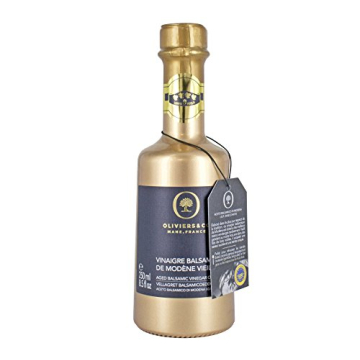 Gold Balsamic Vinegar of Modena by Oliviers & Co | Aged Balsamic Vinegars for Salad Dressing, Marina...