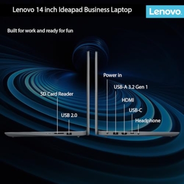 High Performance Lenovo IdeaPad Laptop with Microsoft Office